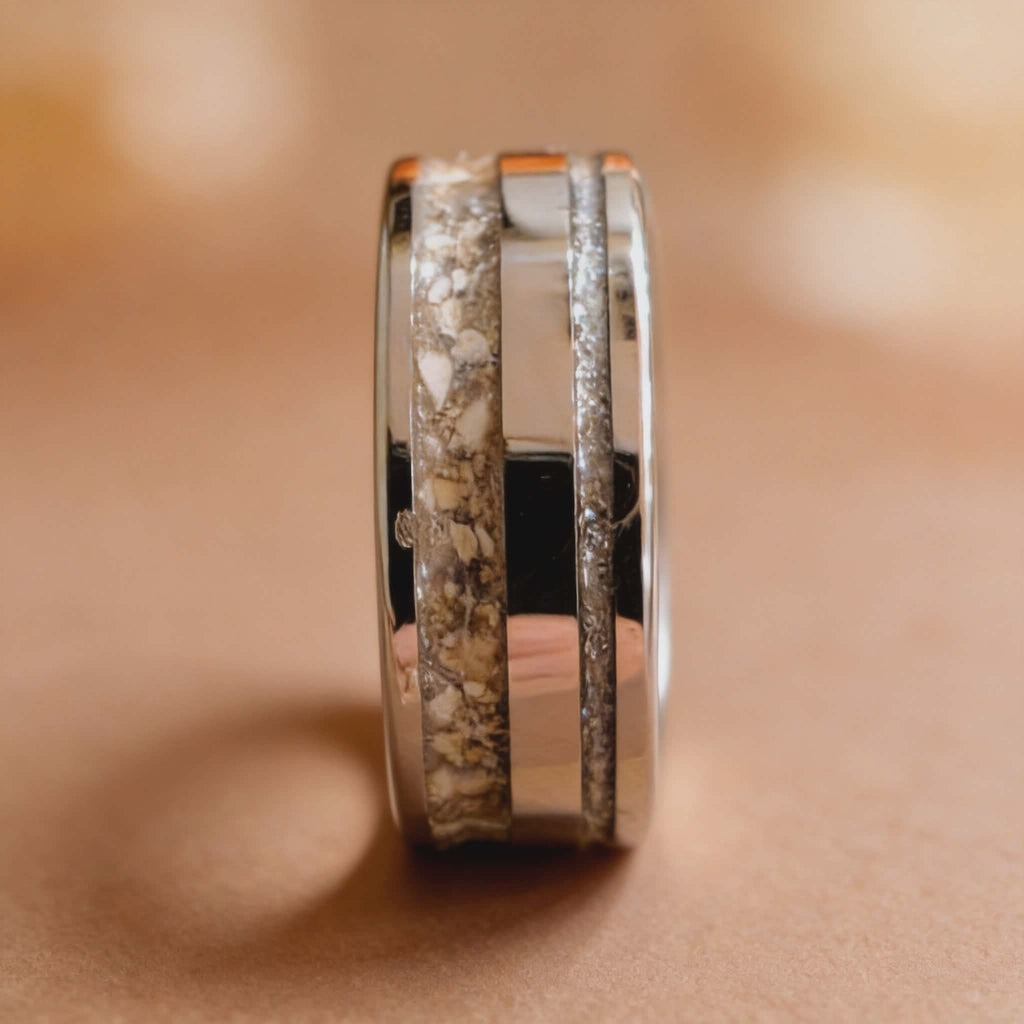 Silver Tungsten Ring