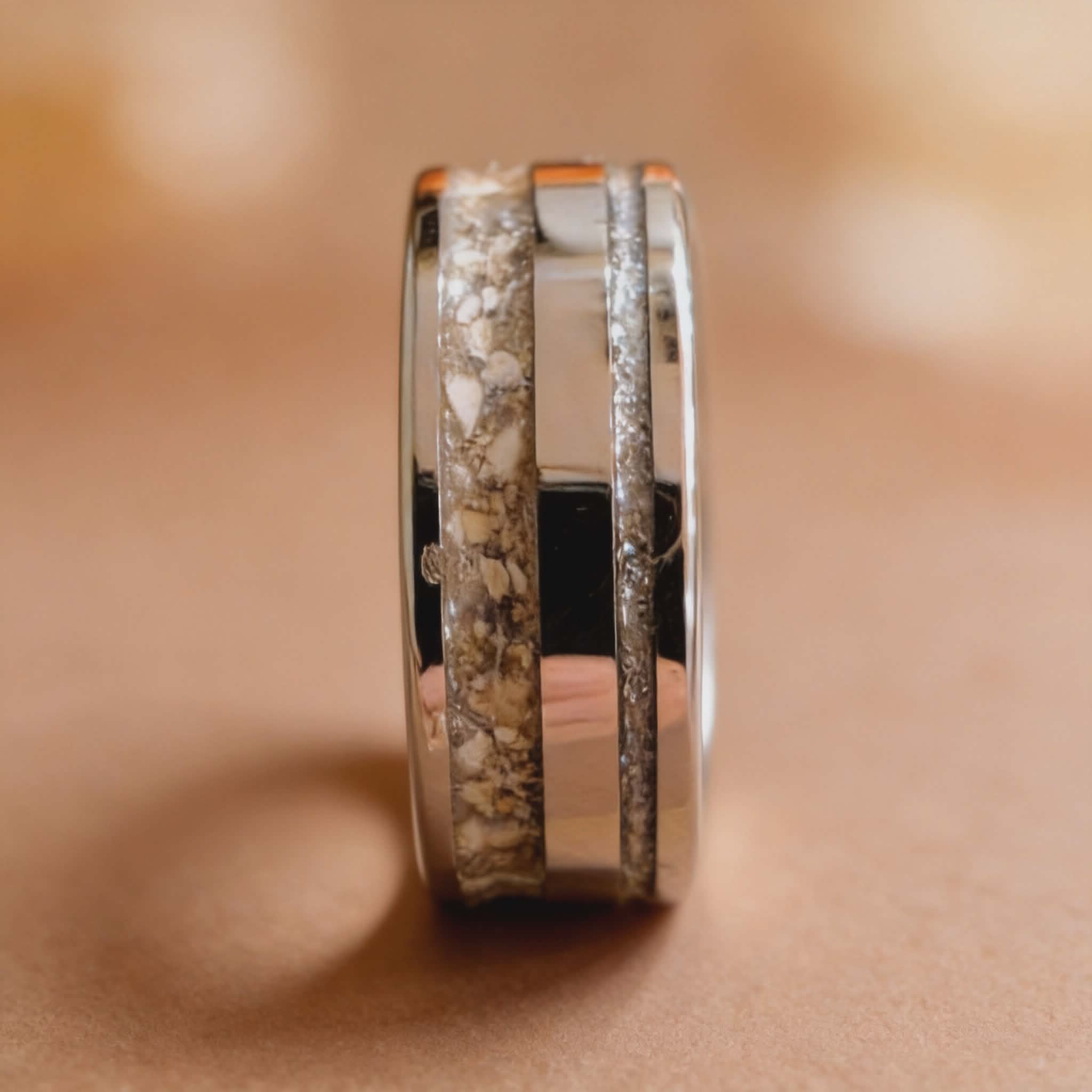 Silver Tungsten Ring