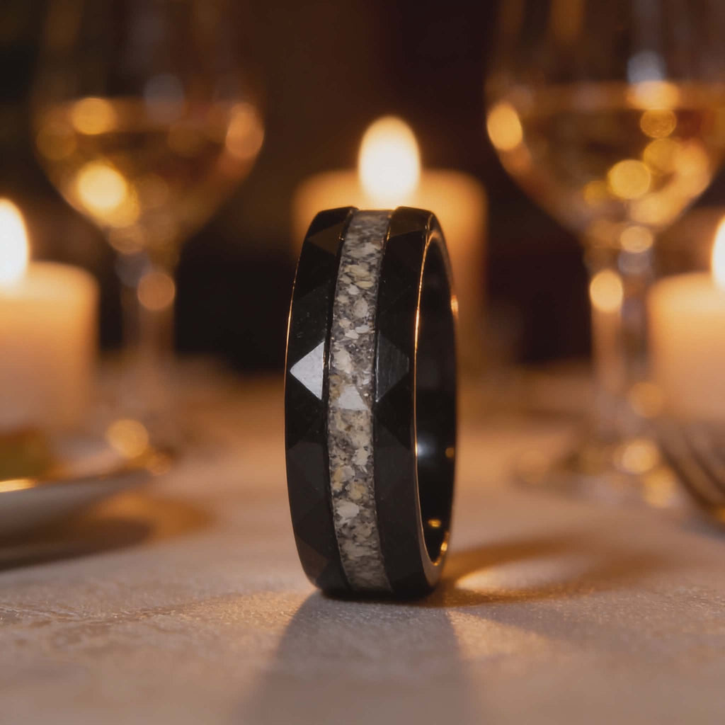 Black Tungsten Ring