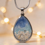 Teardrop Stainless Steel Pendant