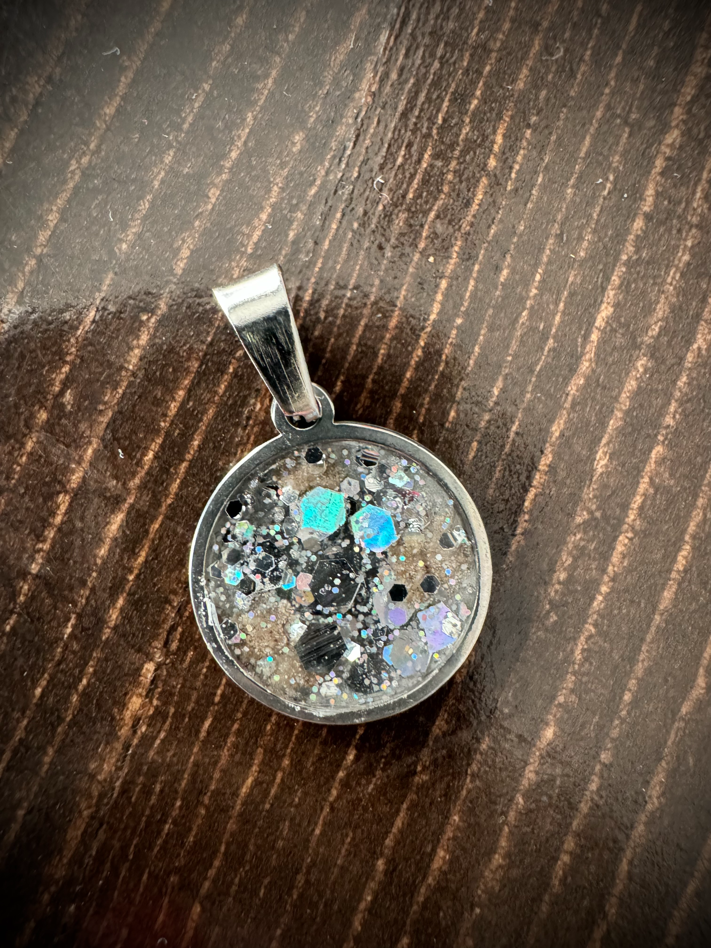 Round Stainless Steel Pendant