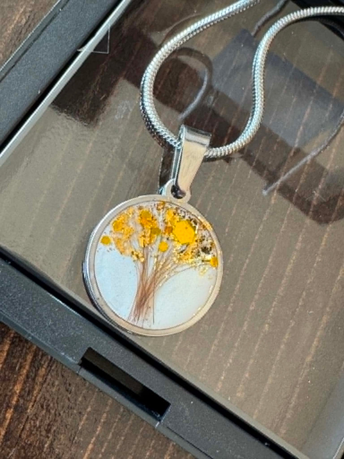 Round Stainless Steel Pendant
