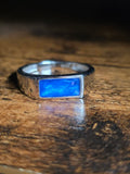 .925 Sterling Silver Rectangle Ring