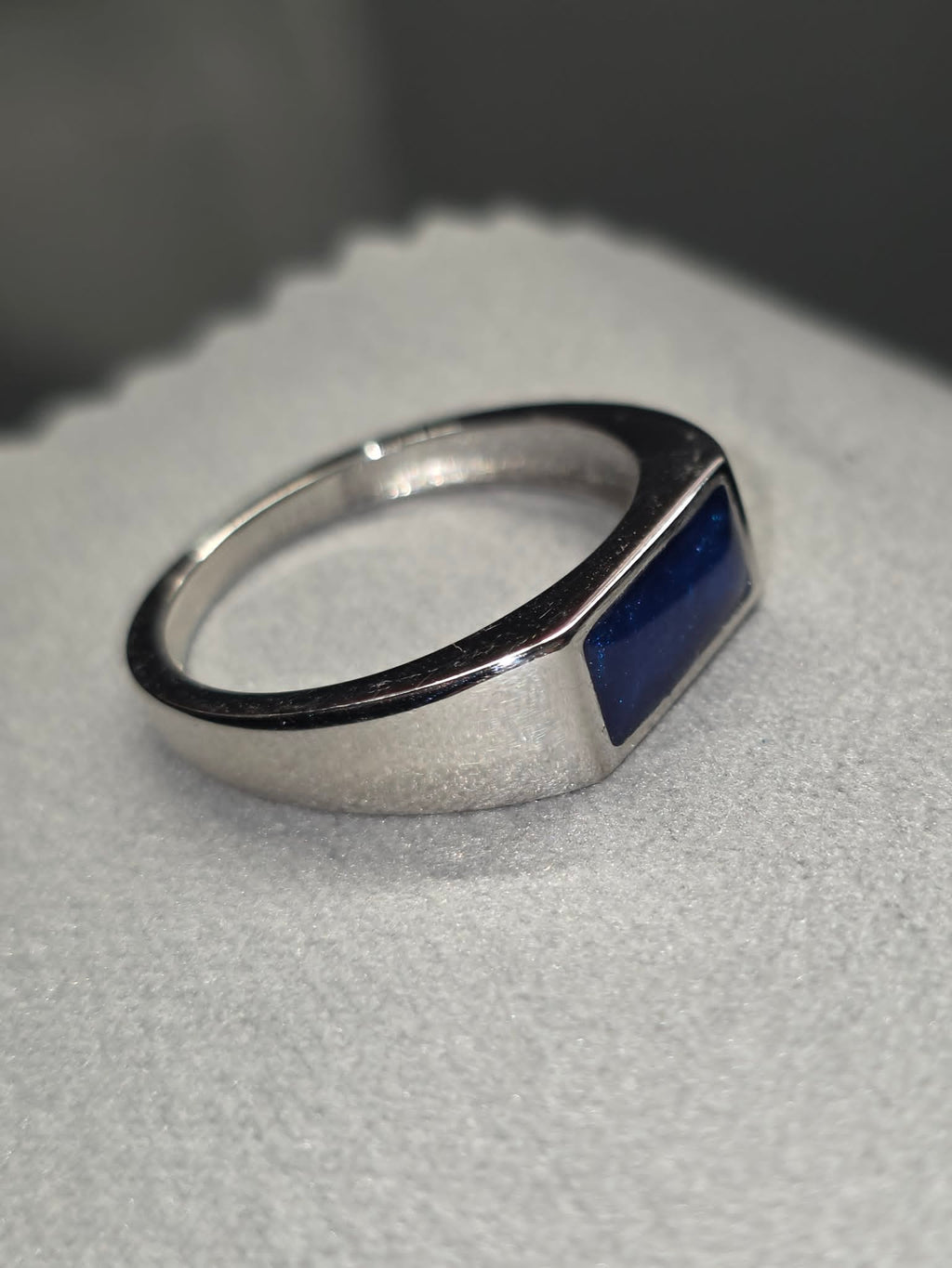 Stainless Steel Rectangle Ring