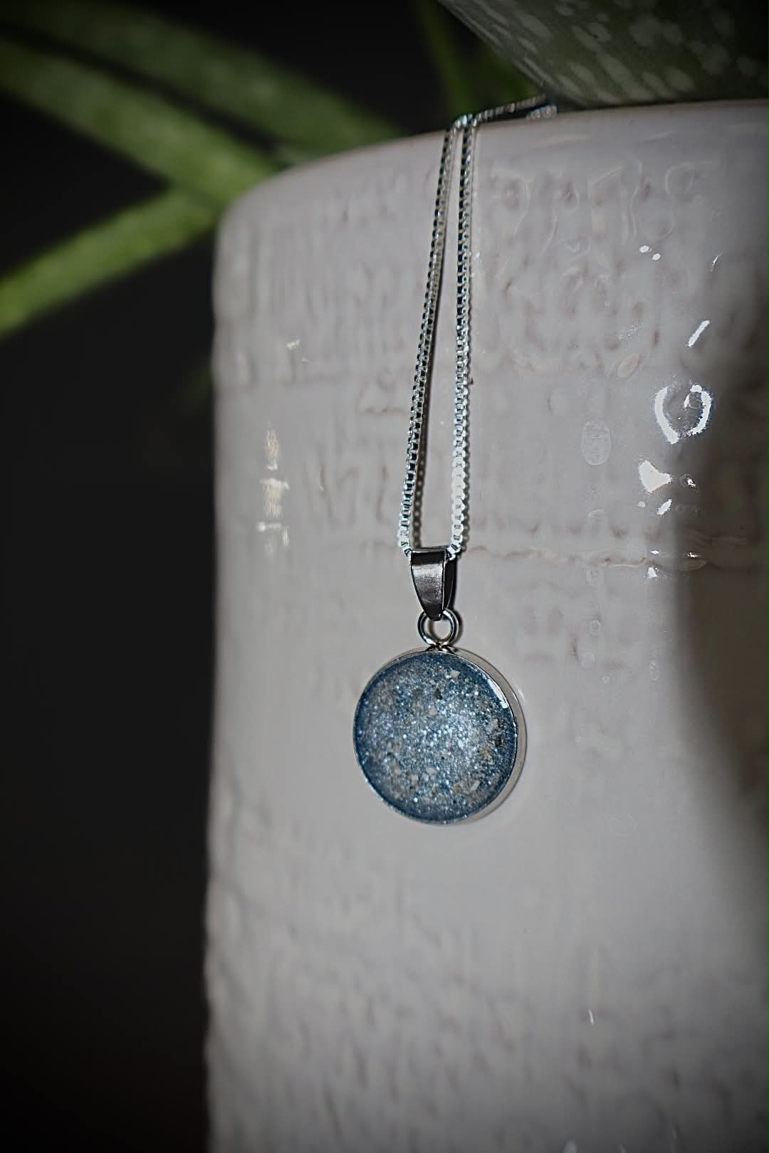 Round Stainless Steel Pendant