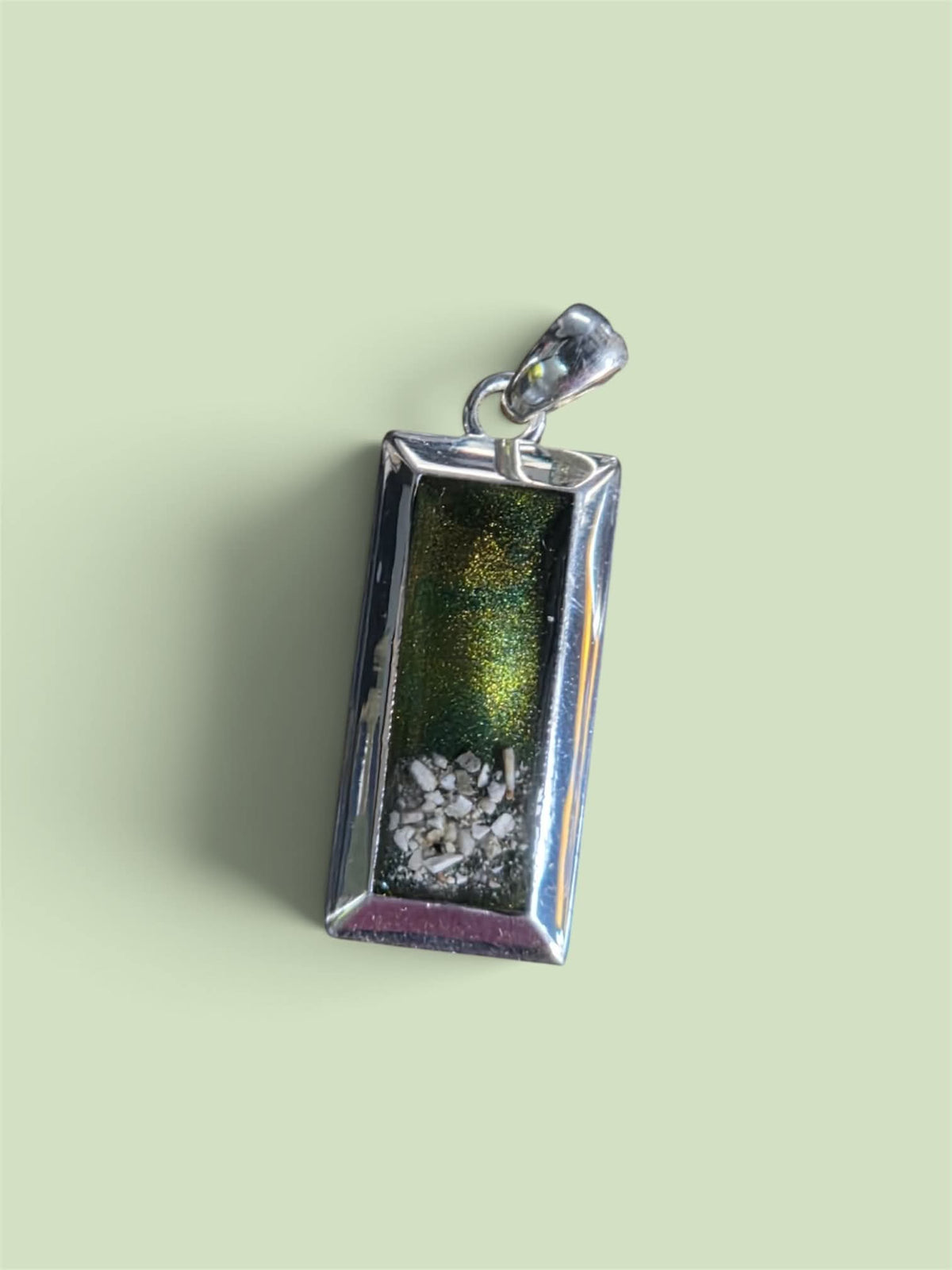 Sterling Silver Single Frame Pendant