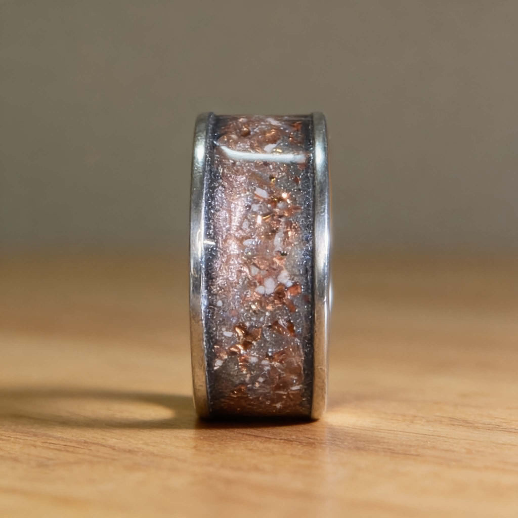 Sterling Silver Round Ring (10 mm)