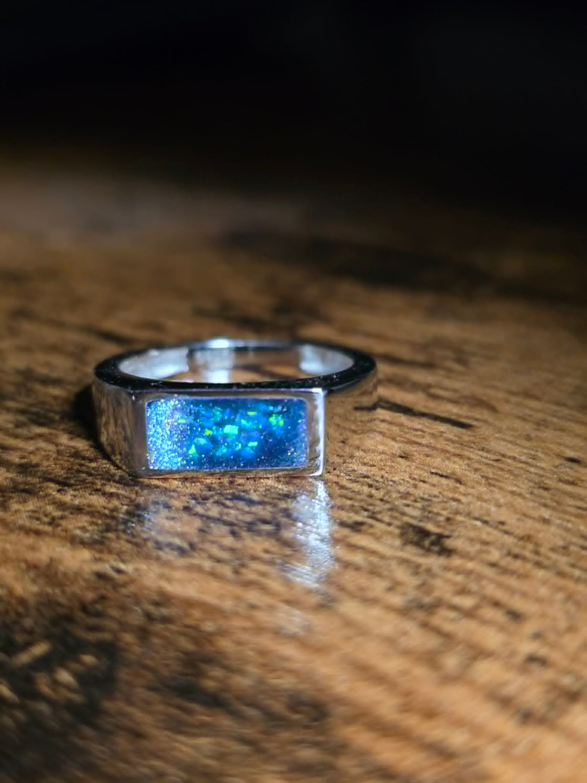 Stainless Steel Rectangle Ring
