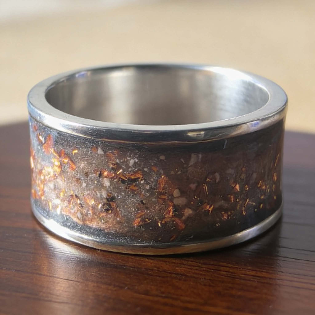 Sterling Silver Round Ring (10 mm)