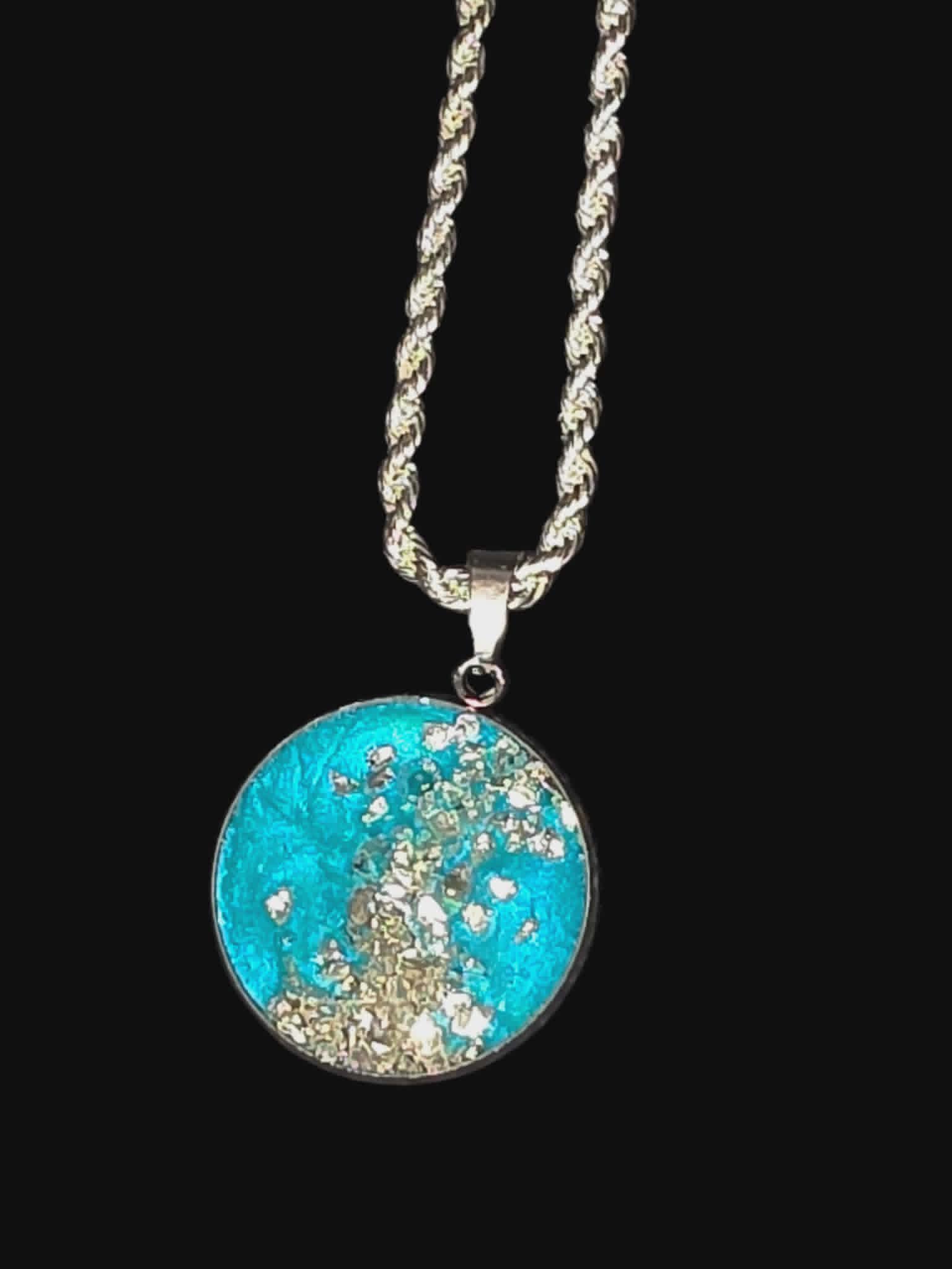 Round Stainless Steel Pendant